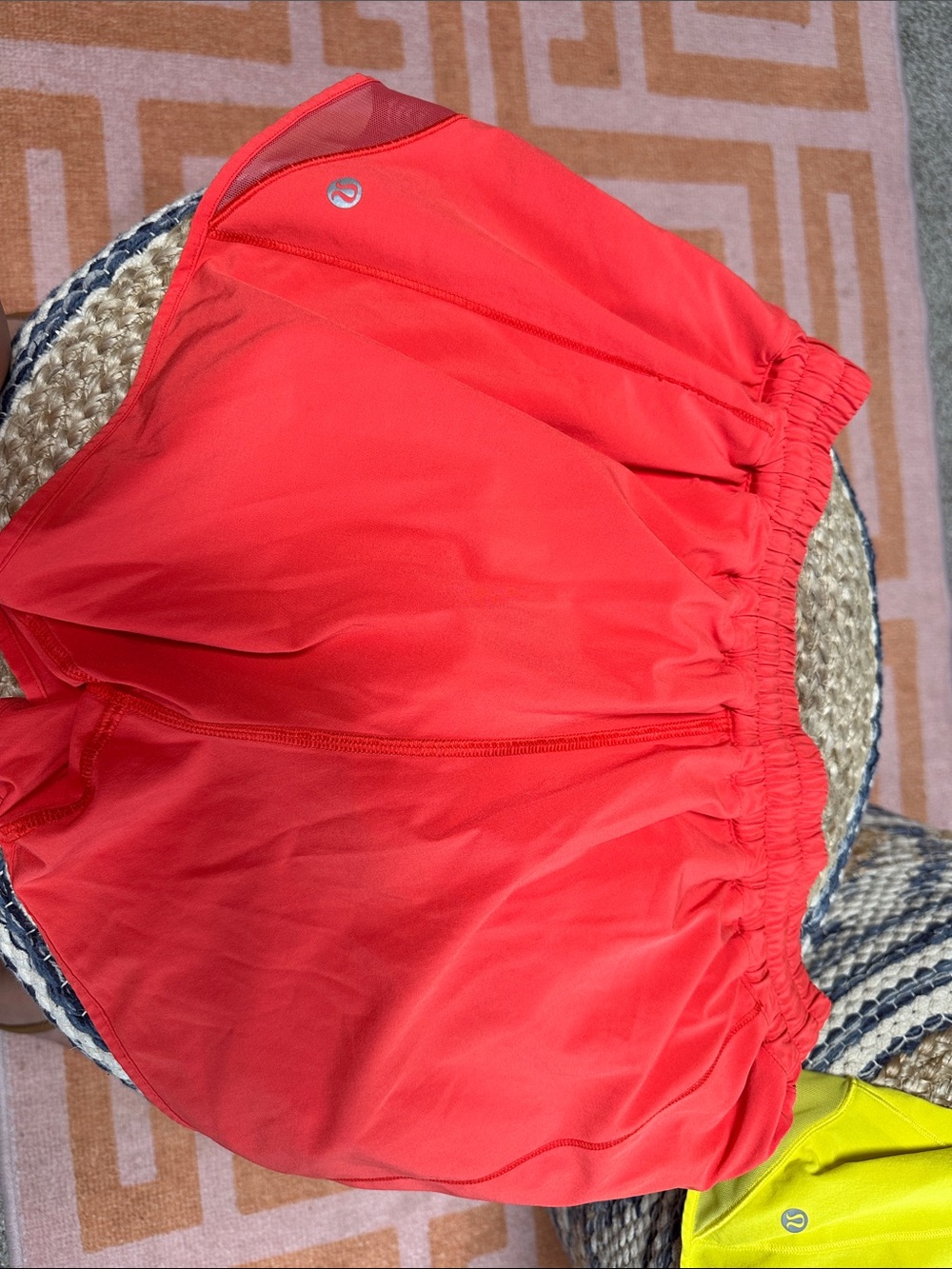 lululemon athletica Coral Red Running Shorts